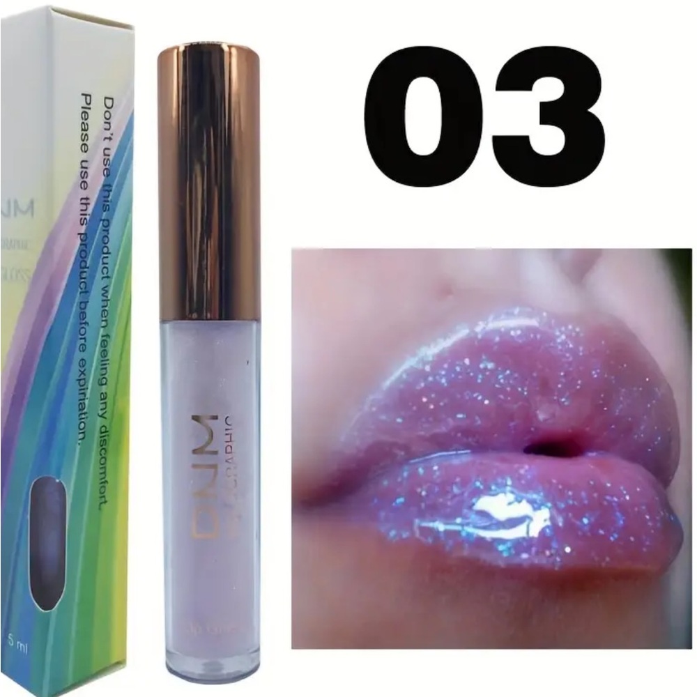 Purple Holographic Iridescent Lip Gloss - Picture 1 of 2